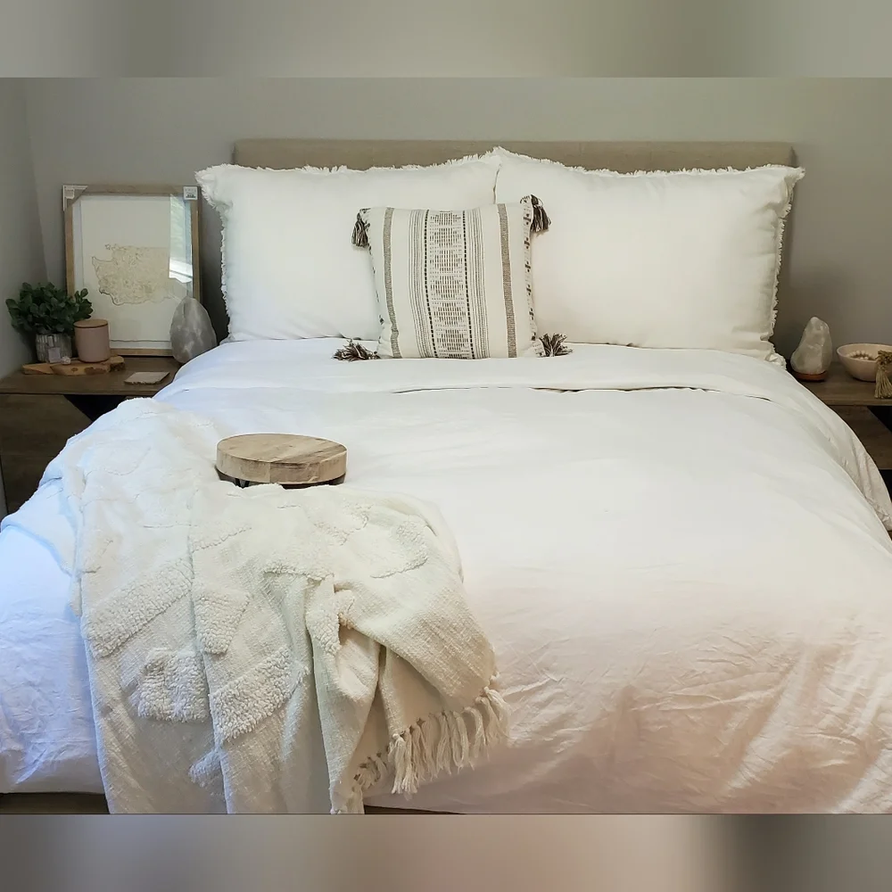 Boho accent pillow
